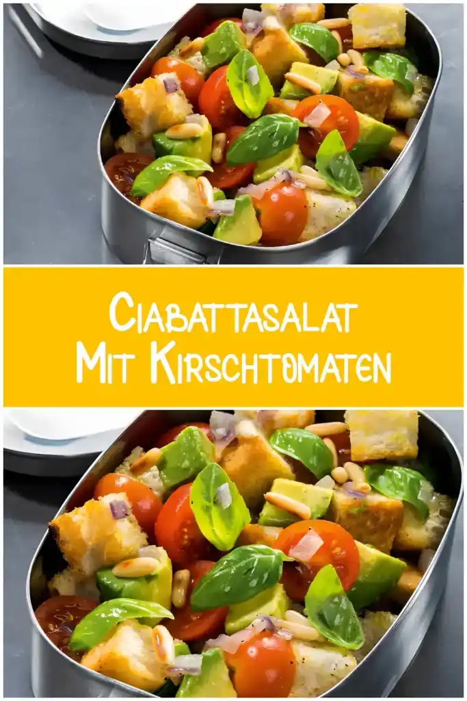 Ciabattasalat Mit Kirschtomaten 1 Ciabattasalat Mit Kirschtomaten