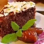 Dattelkuchen mit Kakao