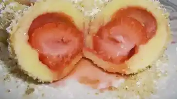Die einfachsten Obstknödel aus Quarkteig