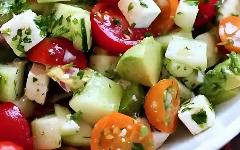 Dieser köstliche Salat entbläht den Bauch und lässt Sie Gewicht verlieren