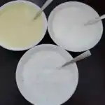 Dreierlei Soßen für Fondue