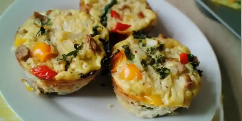 Eier Muffins mit Gemüse