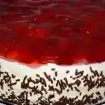 Erdbeerkuchen mit Schmand-Vanillecreme