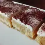 Express Apfelkuchen mit Vanillepudding