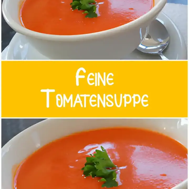 Feine Tomatensuppe