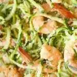 Garnelen Mit Shirataki Und Zucchini-Nudeln