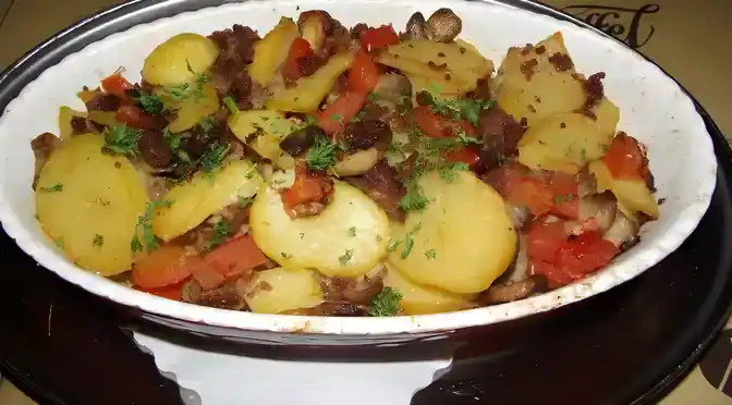 Kartoffel-Fleisch-Auflauf