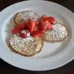 Kalorienarme Bananen Pfannkuchen