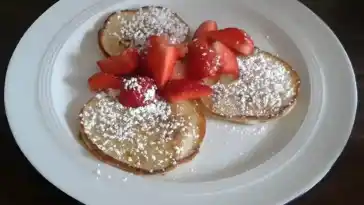 Kalorienarme Bananen Pfannkuchen