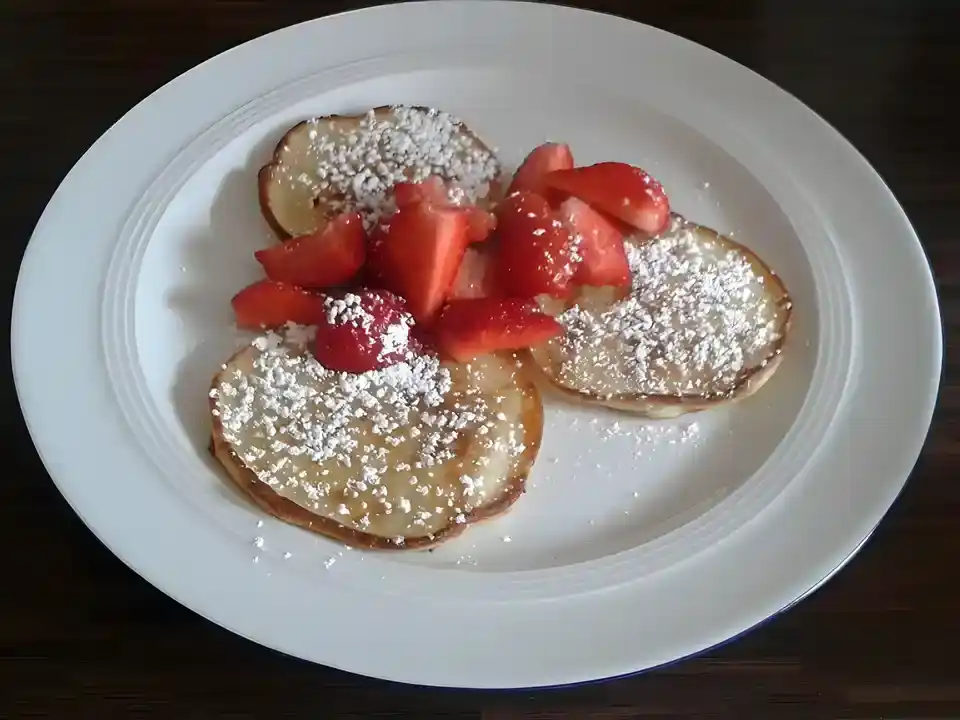 Kalorienarme Bananen Pfannkuchen