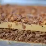 Karamellkuchen auf Oblaten