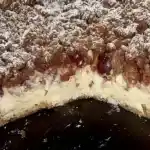 Kirsch Pudding Streuselkuchen