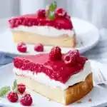 Küstenfrische Himbeertorte