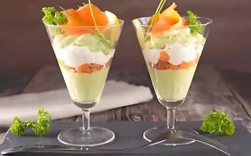 Lachs-Avocado-Verrinen mit Thermomix
