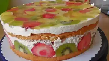 Obst Quark Torte
