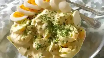 Opas Eiersalat der immer schemckt