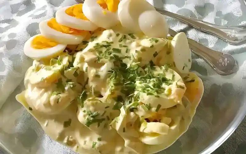 Opas Eiersalat der immer schemckt
