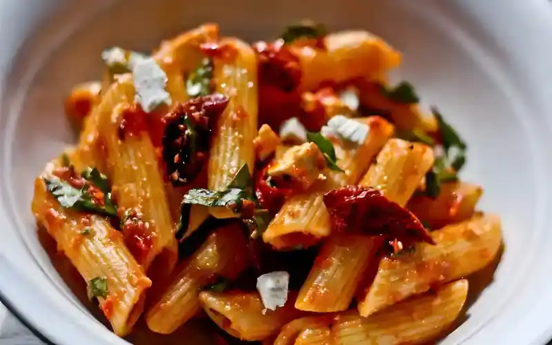 Penne mit Tomaten und Ricotta Rezept WW