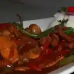 Pikante Hähnchen-Gemüsepfanne