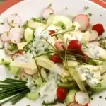 Radieschen Käse Salat