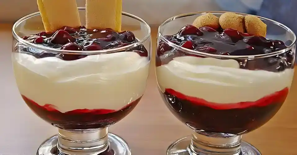 Rote Grütze Dessert