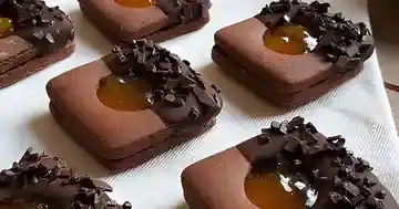 Sacher Schokolade Platzchen