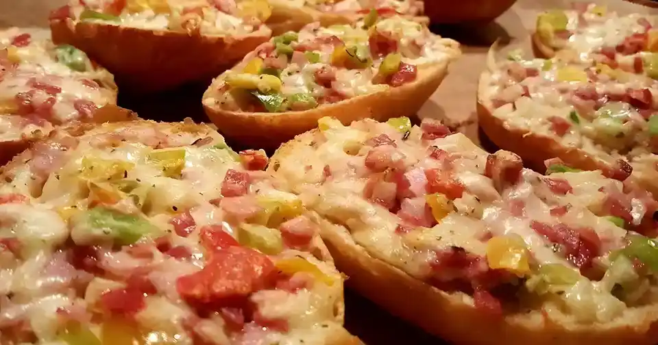 Salami Pizzabrötchen