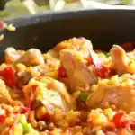 Schnelle Hühnerpaella mit Cookeo