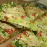 Schnelle Zucchinipizza