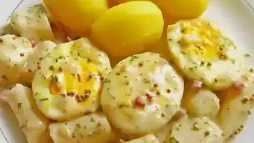 Schwarzwurzel-Eier-Ragout
