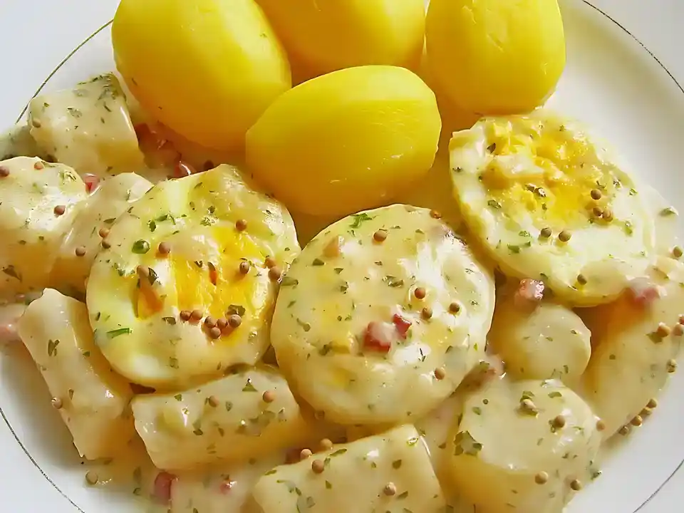 Schwarzwurzel-Eier-Ragout