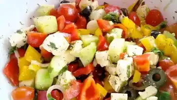 Sommerlicher Salat zum abnehmen