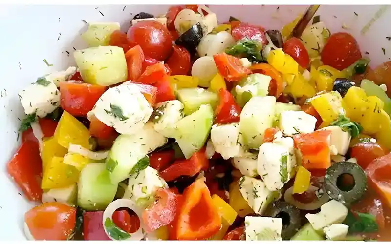 Sommerlicher Salat zum abnehmen