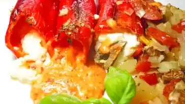 Türkische Paprika aus dem Backofen – sehr knackig