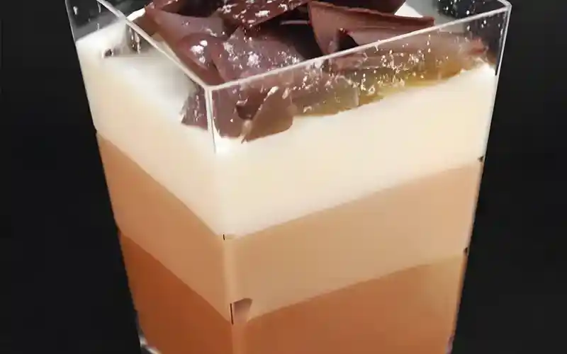 Verrines mit drei Pralinen mit Thermomix