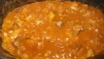 Weißkohlgulasch