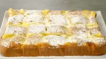 Apfel Sahne Kuchen – Kuchen fertig in 5 Minuten nur 180 Kcal W2xEX 2x webp