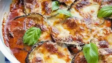 Auflauf mit Rinderhack Aubergine und Tomate W2xEX 4x 2n