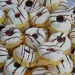Butterplätzchen mit Baiserringen