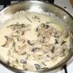 Champignon – Rahm – Sauce , schnell und leicht zu machen
