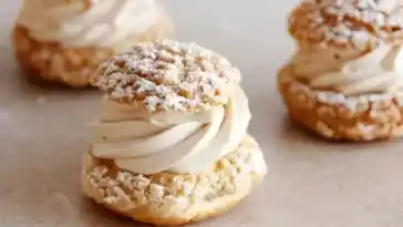 Chantilly Brandteig und Schokoladenganache