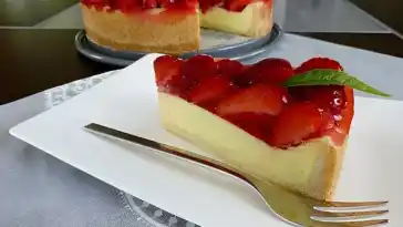 Erdbeer Käsekuchen Schnitten