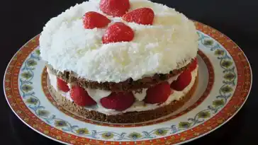 Erdbeer Kokos Torte W2xEX 2x