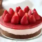 Erdbeer Quarktorte mit Erdbeeren ohne Backen W2xEX 2x jpeg