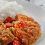 Fischgulasch mit 5-Korn-Reis
