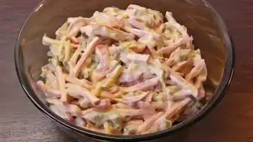Fleischsalat mit 3 Zutaten schmeckt wie vom Metzger W2xEX 2x