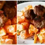 Frikadellen mit Möhrenwürfel