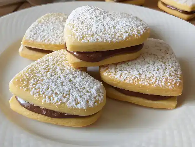 Gefüllte Nutella Kekse
