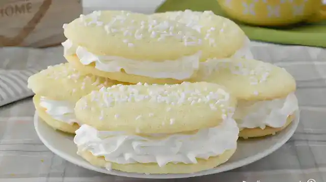 Gefüllte Paradies Kekse ohne Mehl