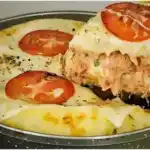 Hähnchen-Ei-Käse-Torte
